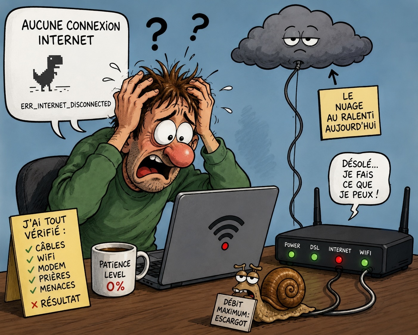PAS DE CONNEXION