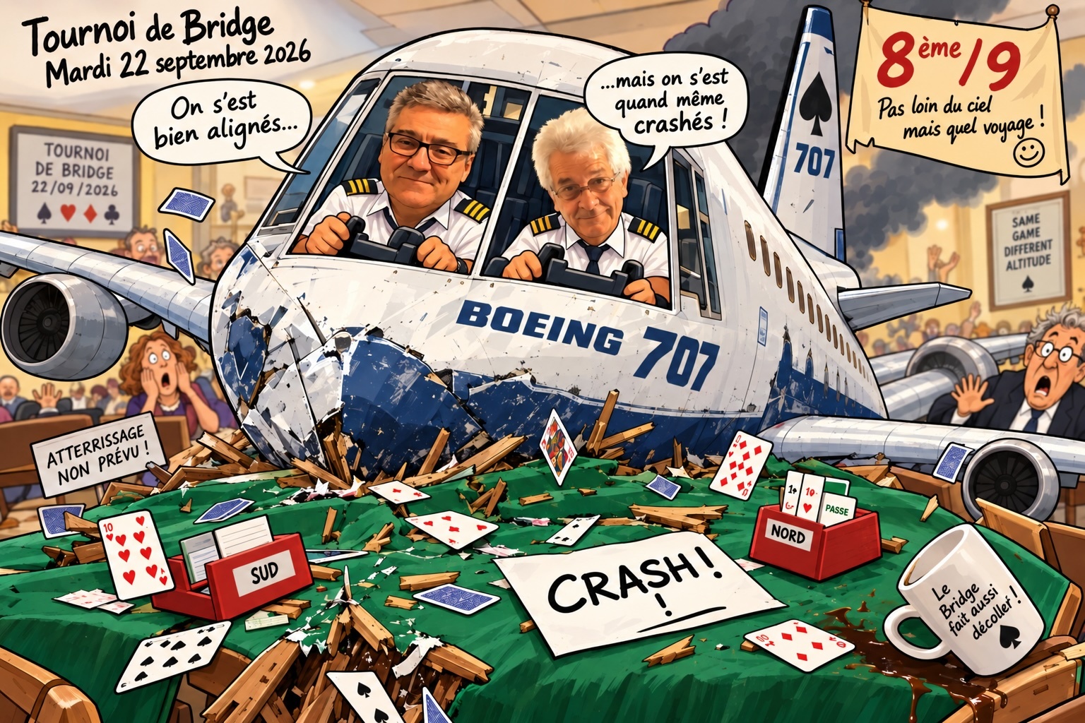 CRASH SPECTACULAIRE !