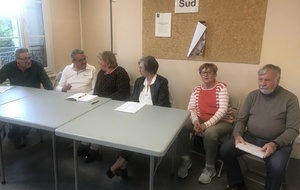 Les  membres du bureau