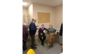 Christian en représentation